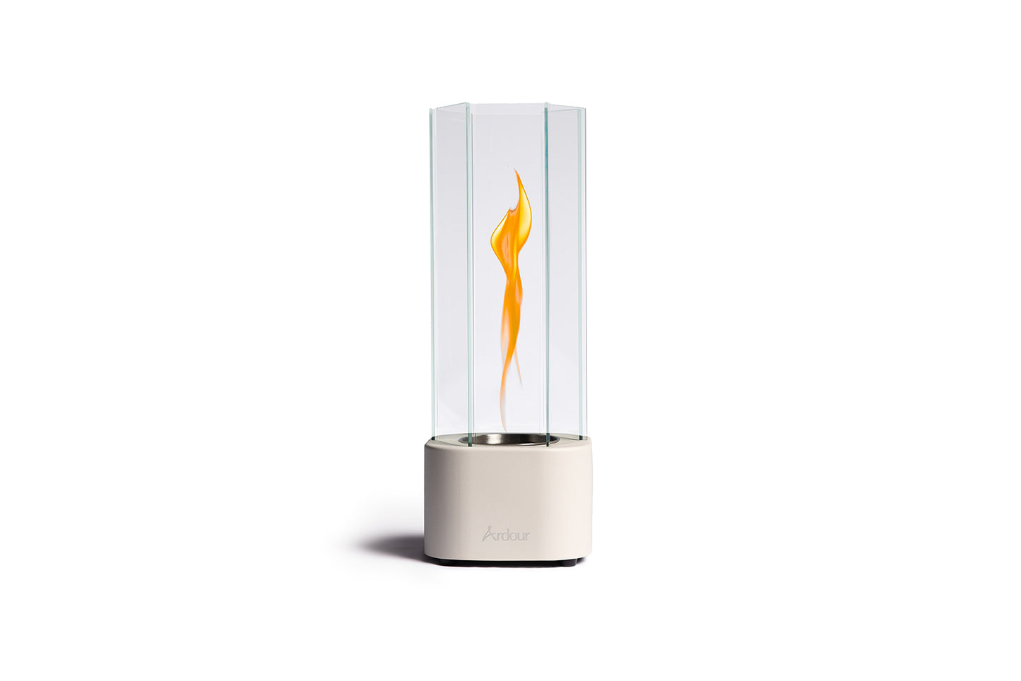 Ardore Savita Tabletop Firepit in White