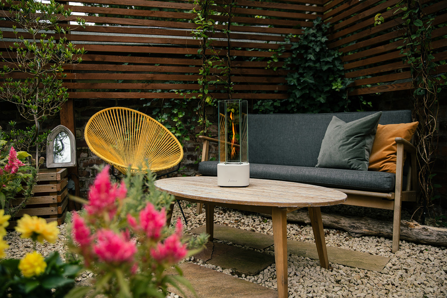 Savita Outdoor Tabletop Firepit